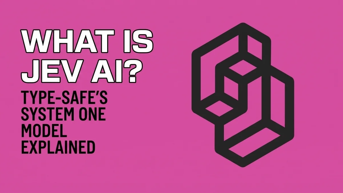Jev AI by TypeSafe showing structured decisions for software automation